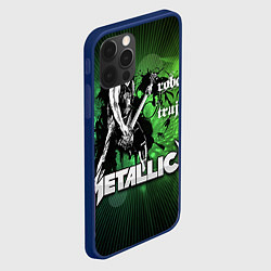Чехол для iPhone 12 Pro Metallica: Robert Trujillo, цвет: 3D-тёмно-синий — фото 2