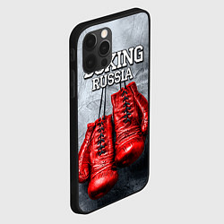 Чехол для iPhone 12 Pro Boxing Russia, цвет: 3D-черный — фото 2