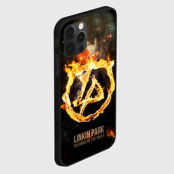 Чехол для iPhone 12 Pro Linkin Park: Burning the skies, цвет: 3D-черный — фото 2