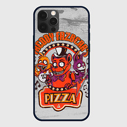 Чехол для iPhone 12 Pro Freddy Pizza, цвет: 3D-черный