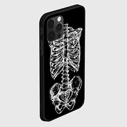 Чехол для iPhone 12 Pro Скелет, цвет: 3D-черный — фото 2