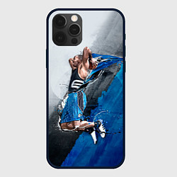 Чехол для iPhone 12 Pro Баскетбол бросок, цвет: 3D-черный