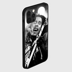 Чехол для iPhone 12 Pro Боб Марли поет, цвет: 3D-черный — фото 2