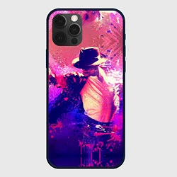 Чехол для iPhone 12 Pro Michael Jackson: Moon, цвет: 3D-черный