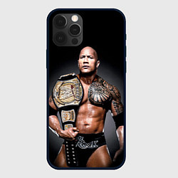 Чехол для iPhone 12 Pro Dwayne Johnson, цвет: 3D-черный