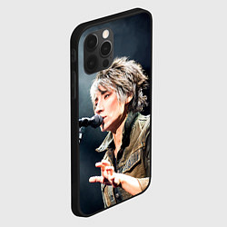 Чехол для iPhone 12 Pro Земфира поет, цвет: 3D-черный — фото 2