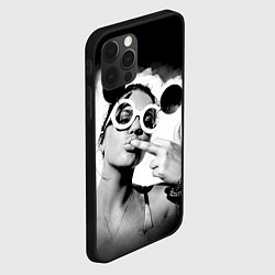 Чехол для iPhone 12 Pro Девушка в очках, цвет: 3D-черный — фото 2