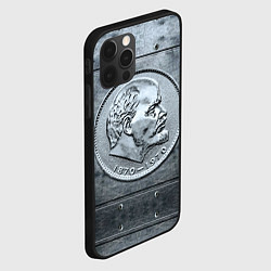 Чехол для iPhone 12 Pro Советский железный рубль - юбилейный, цвет: 3D-черный — фото 2