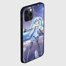 Чехол для iPhone 12 Pro Hatsune Miku, цвет: 3D-черный — фото 2