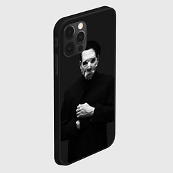 Чехол для iPhone 12 Pro Marilyn Manson, цвет: 3D-черный — фото 2