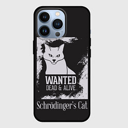 Чехол для iPhone 13 Pro Wanted Cat, цвет: 3D-черный