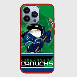 Чехол для iPhone 13 Pro Vancouver Canucks, цвет: 3D-красный