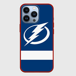 Чехол для iPhone 13 Pro Tampa Bay Lightning, цвет: 3D-красный