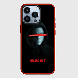 Чехол для iPhone 13 Pro Mr Robot, цвет: 3D-красный