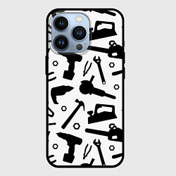 Чехол для iPhone 13 Pro Строитель 7, цвет: 3D-черный