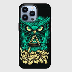 Чехол для iPhone 13 Pro Bring Me The Horizon: Owl, цвет: 3D-черный