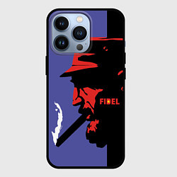 Чехол для iPhone 13 Pro Fidel, цвет: 3D-черный