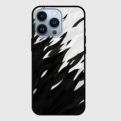 Чехол для iPhone 13 Pro Black & white, цвет: 3D-черный