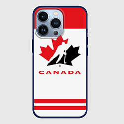 Чехол для iPhone 13 Pro Canada Team, цвет: 3D-тёмно-синий