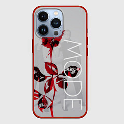 Чехол для iPhone 13 Pro Depeche Mode: Red Rose, цвет: 3D-красный
