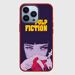 Чехол для iPhone 13 Pro Pulp Fiction: Dope Heart, цвет: 3D-красный