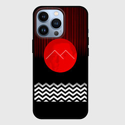 Чехол для iPhone 13 Pro Twin Peaks Sun, цвет: 3D-черный