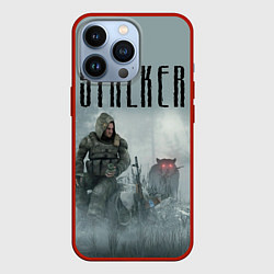 Чехол для iPhone 13 Pro STALKER: Dusk, цвет: 3D-красный