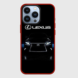 Чехол для iPhone 13 Pro Lexus, цвет: 3D-красный
