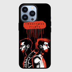 Чехол для iPhone 13 Pro Twenty one pilots, цвет: 3D-черный