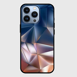 Чехол для iPhone 13 Pro Abstract, цвет: 3D-черный