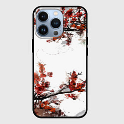 Чехол для iPhone 13 Pro САКУРА, цвет: 3D-черный