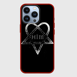 Чехол для iPhone 13 Pro HIM, цвет: 3D-красный