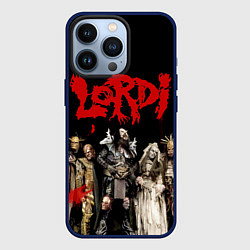 Чехол для iPhone 13 Pro LORDI, цвет: 3D-тёмно-синий