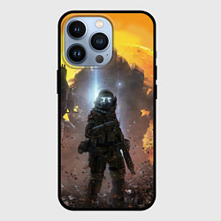 Чехол для iPhone 13 Pro Titanfall: Robots War, цвет: 3D-черный