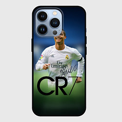 Чехол для iPhone 13 Pro CR7, цвет: 3D-черный