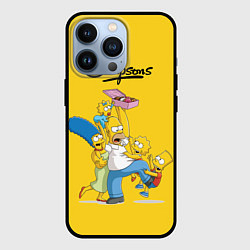 Чехол iPhone 13 Pro Simpsons Family