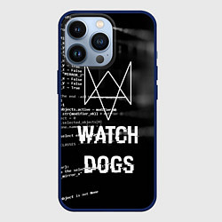Чехол для iPhone 13 Pro Watch Dogs: Hacker, цвет: 3D-тёмно-синий