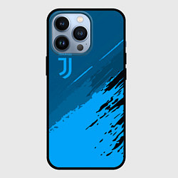 Чехол для iPhone 13 Pro FC Juventus: Blue Original, цвет: 3D-черный