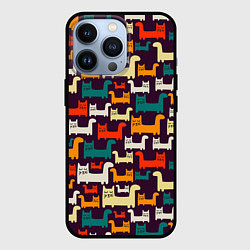 Чехол для iPhone 13 Pro Найди чёрного кота, цвет: 3D-черный