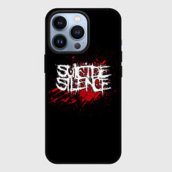 Чехол для iPhone 13 Pro Suicide Silence Blood, цвет: 3D-черный