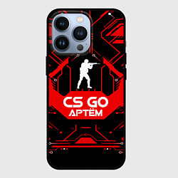 Чехол для iPhone 13 Pro CS:GO - Артём, цвет: 3D-черный