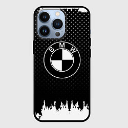 Чехол для iPhone 13 Pro BMW Black Style, цвет: 3D-черный
