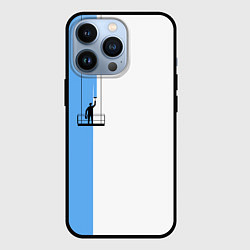 Чехол для iPhone 13 Pro Маляр красит фасад, цвет: 3D-черный