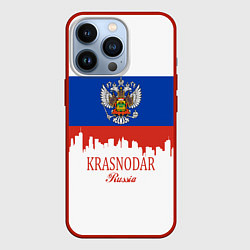 Чехол для iPhone 13 Pro Krasnodar, Russia, цвет: 3D-красный