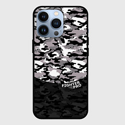 Чехол для iPhone 13 Pro Fighter PRO, цвет: 3D-черный