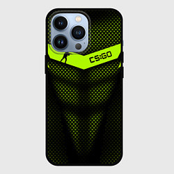 Чехол для iPhone 13 Pro CS:GO Carbon Form, цвет: 3D-черный