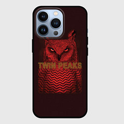 Чехол для iPhone 13 Pro Twin Peaks: Red Owl, цвет: 3D-черный