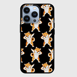 Чехол для iPhone 13 Pro Foxes Dab, цвет: 3D-черный