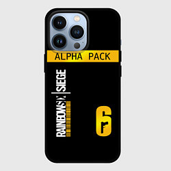 Чехол для iPhone 13 Pro Rainbow Six Siege: Alpha Pack, цвет: 3D-черный