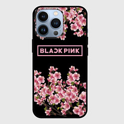Чехол для iPhone 13 Pro Black Pink: Delicate Sakura, цвет: 3D-черный